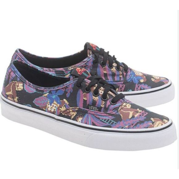 Vans Authentic X Nintendo Donkey Kong Skater Shoes Size 6 Game Over - Picture 1 of 11